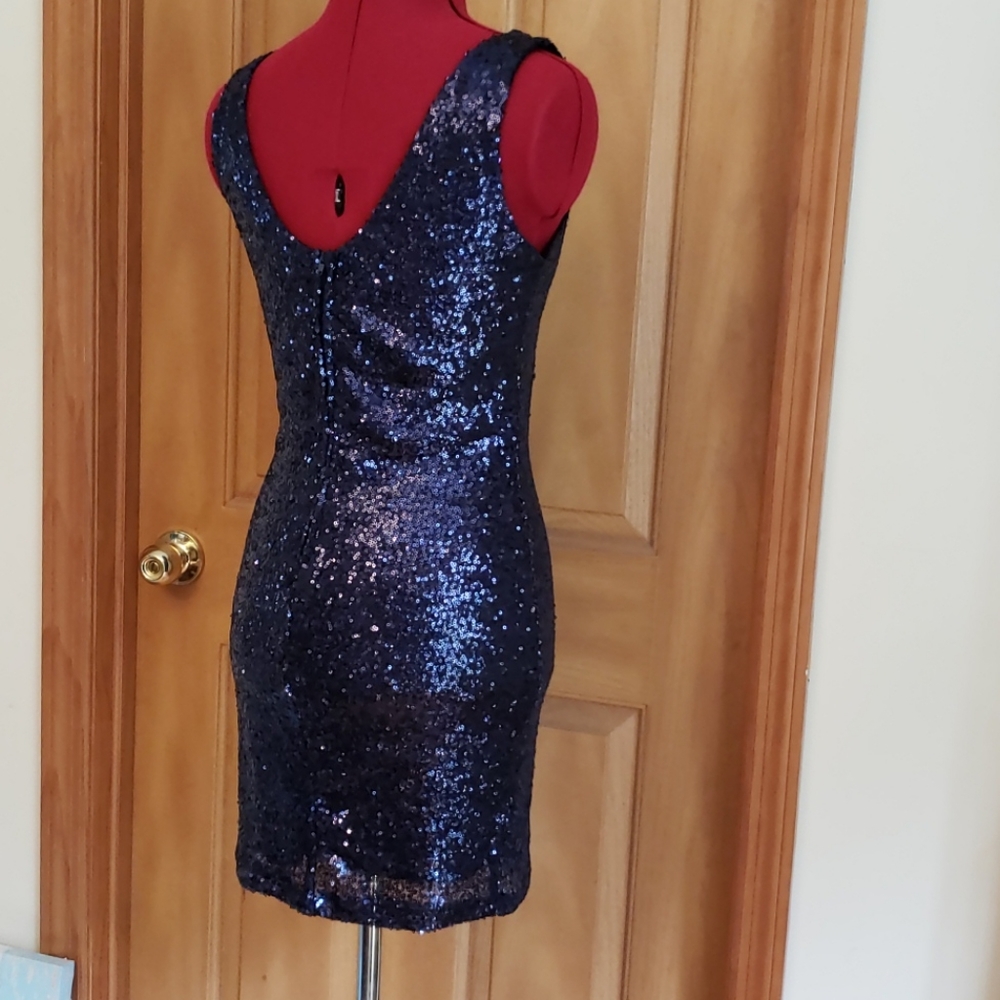 Beautiful Blue sequined dress